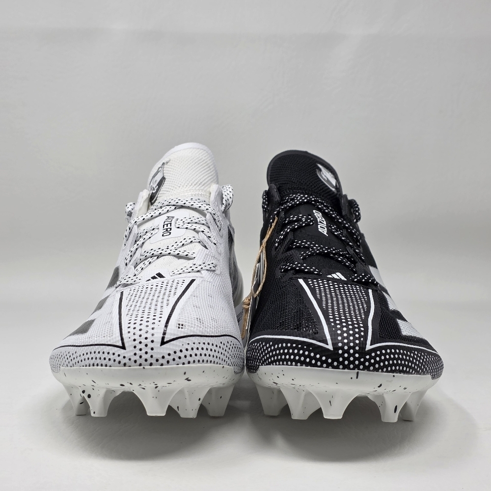 Adidas Adizero Electric Men Size 12 Cleats Snack Attack White Black IE4401 New - Picture 5 of 11